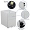 Flash Furniture 3-Drawer Filing Cabinet, White HZ-CHPL-01-W-GG - alternate 3